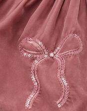 Baby Broderie Top & Bow Pinafore Dress Set, Pink (PINK), large