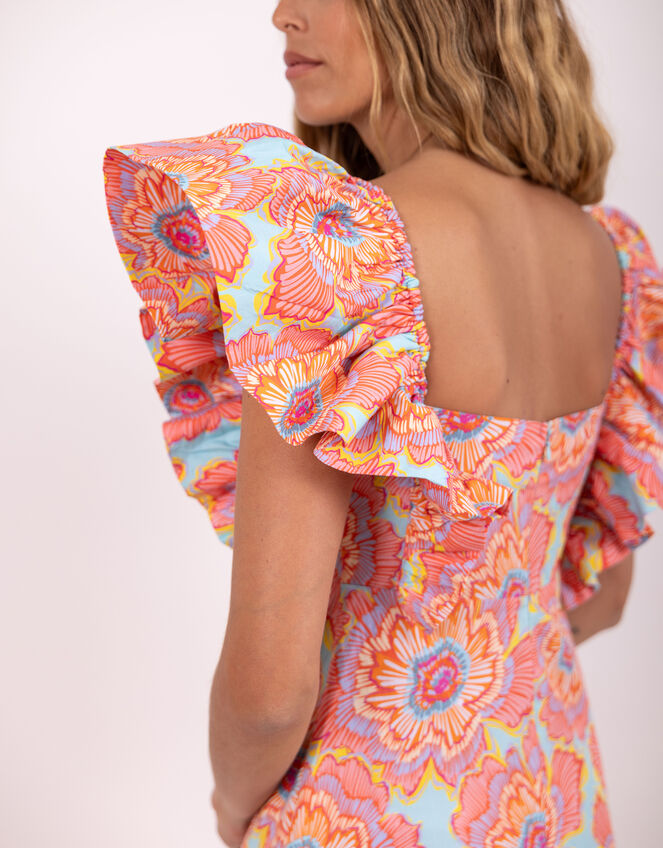 Sundress Aryel Ruffle Maxi Dress, Multi (MULTI), large