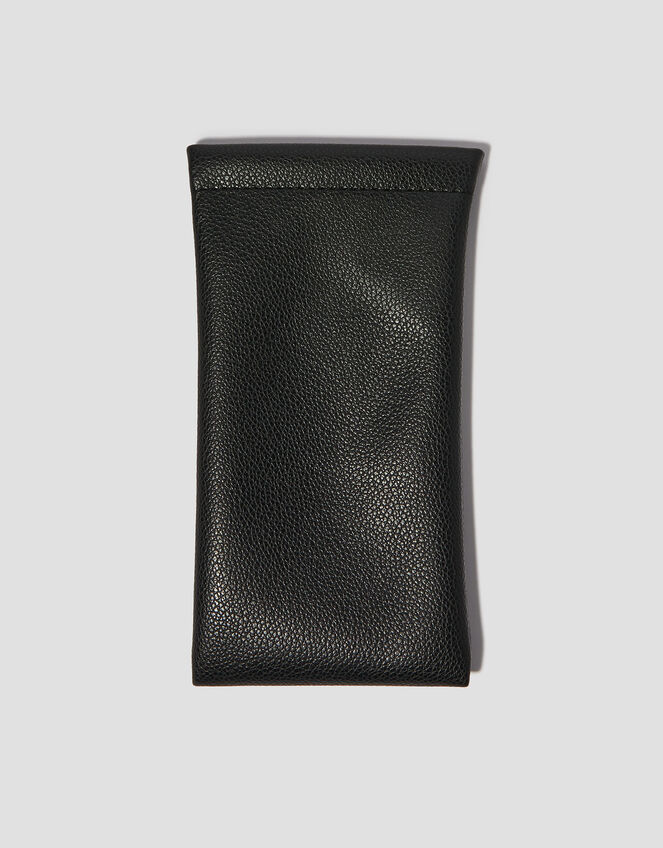 Soft Sunglasses Pouch, Black (BLACK), large