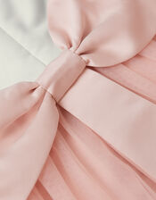 Satin Bridesmaid Dress, Pink (PINK), large
