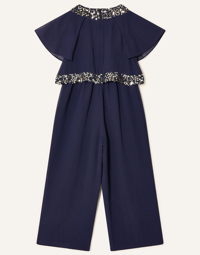 Meghan Sequin Jumpsuit, Blue (NAVY), large