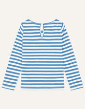 Applique Horse Top, Blue (BLUE), large
