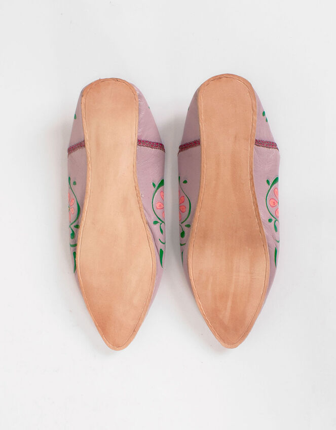 Bohemia Design Artisan Leather Slippers, Pink (PINK), large