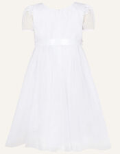 Nordic Lace Communion Dress, White (WHITE), large