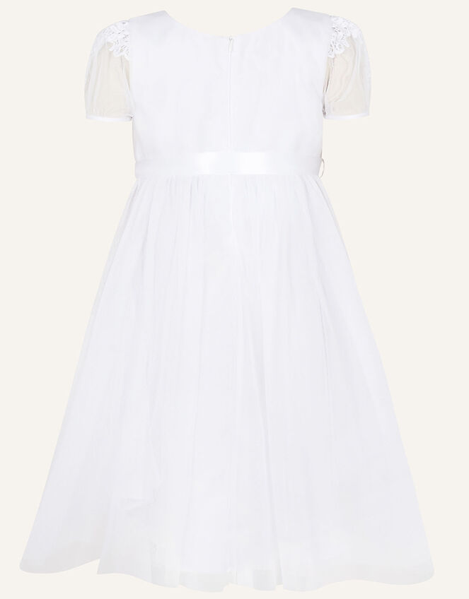Nordic Lace Communion Dress, White (WHITE), large