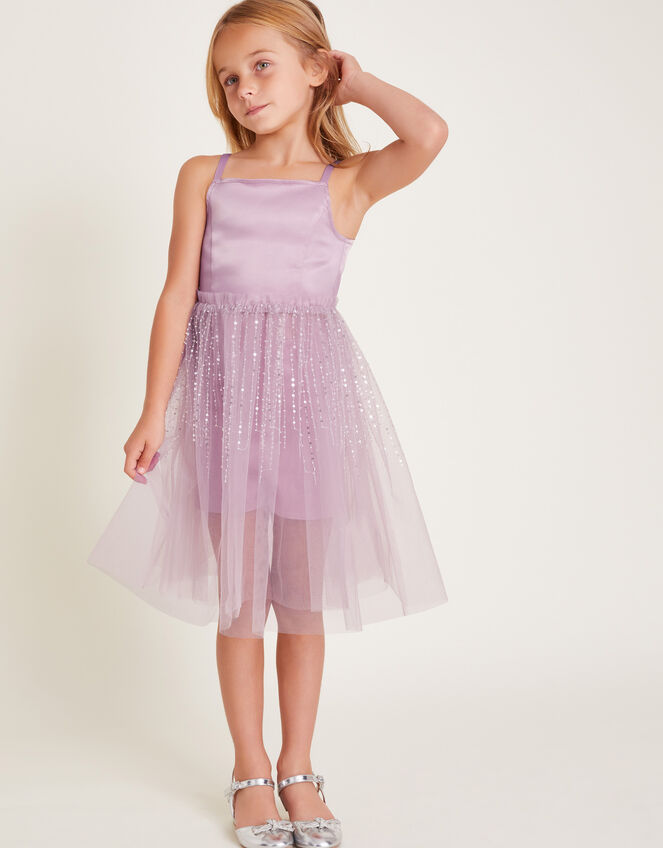 Misty Tulle Top and Shorts Set, Purple (LILAC), large
