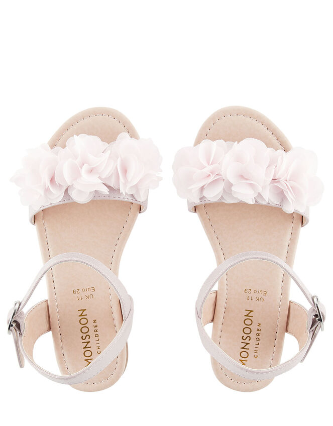 Corsage Shimmer Sandals, Pink (PINK), large