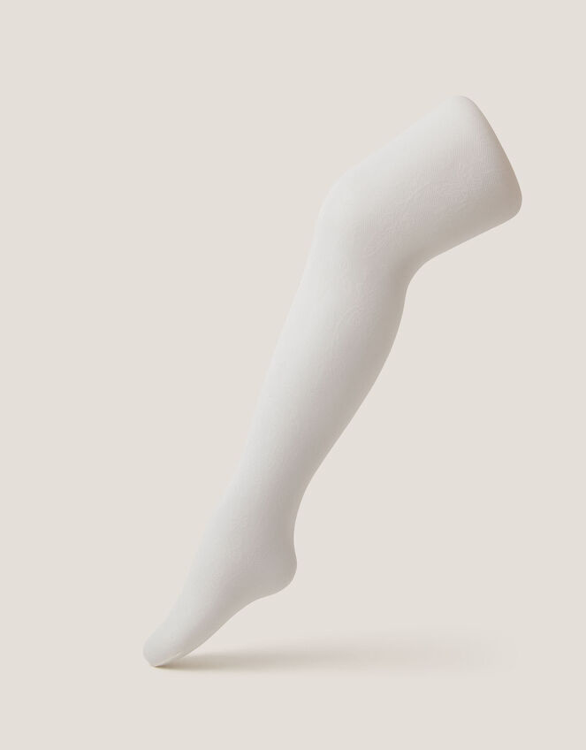 Butterfly Lace Tights, Ivory (IVORY), large