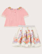 Baby Collared Top and Skirt Set, Multi (MULTI), large