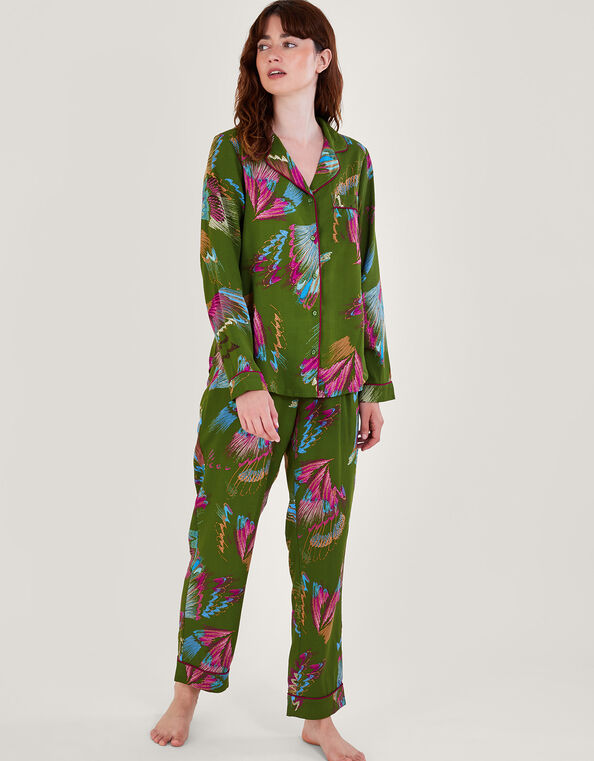 Camilla Wings Pajama Set, Green (GREEN), large