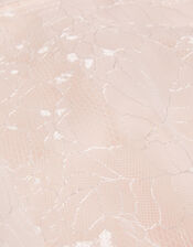 Lace Embellished Belt Dress, Ivory (IVORY), large