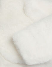 Baby Lara Faux Fur Jacket, Ivory (IVORY), large
