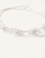 Lacey Flower Garland Bando, , large