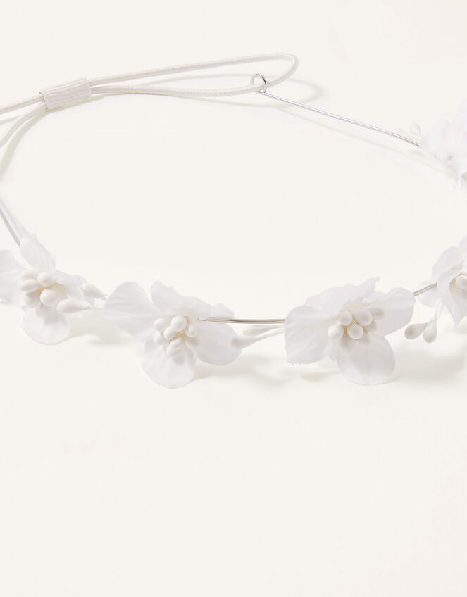 Lacey Flower Garland Bando, , large