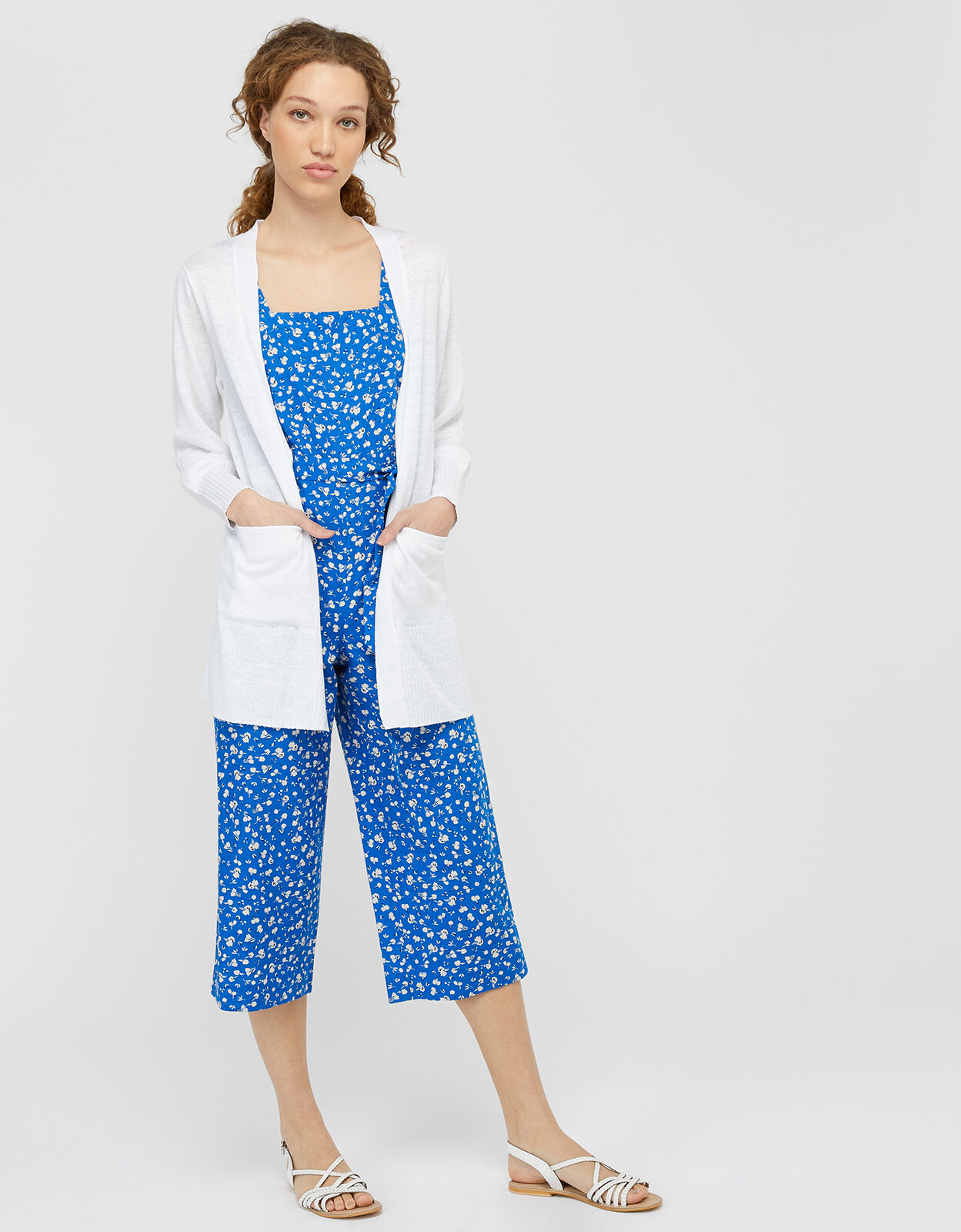 monsoon white cardigan