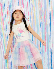 Unicorn Fluorescent Disco Dress, Ivory (IVORY), large