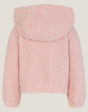 Baby Unicorn Faux Shearling Hoodie, Pink (PINK), large