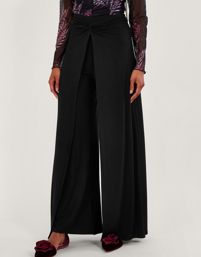 Wrap Trousers Black | Trousers & Leggings | Monsoon UK.