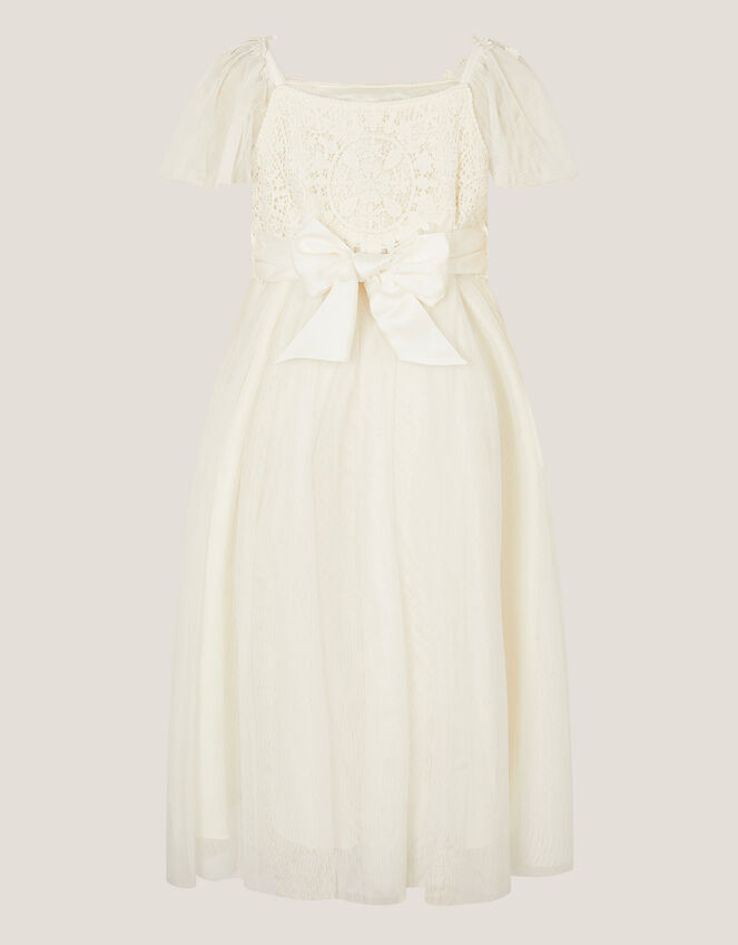 Starla Lace Tulle Dress, Ivory (IVORY), large