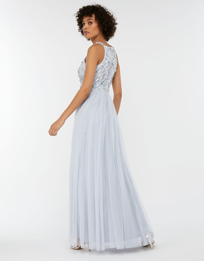 Constance Sequin Bridesmaid Dress, Blue (BLUE), large