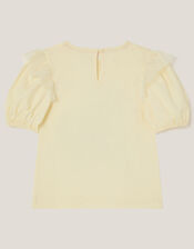 Unicorn Embellished T-Shirt, Ivory (IVORY), large