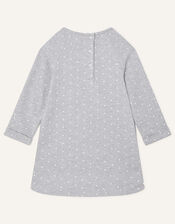 Baby Bear Sequin Sweat Dress, Grey (GREY), large