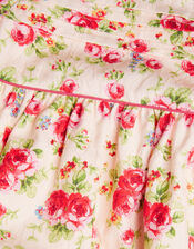 Baby Rosanna Jacquard Floral Dress, Ivory (IVORY), large