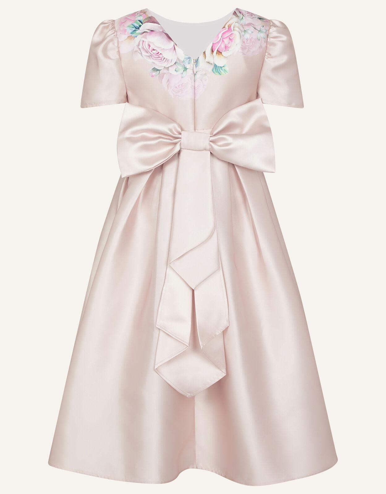 Floral Print Hi Low Dress Pink Girls Dresses Monsoon UK