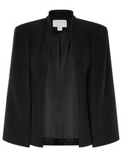 Cora Smart Cape Jacket, Black (BLACK), large