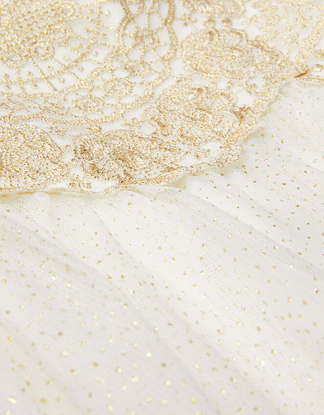 Estella Dress Gold Girls' Dresses Monsoon UK.