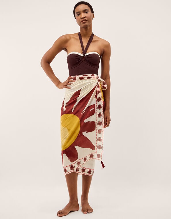 Anissa Sun Print Sarong, , large