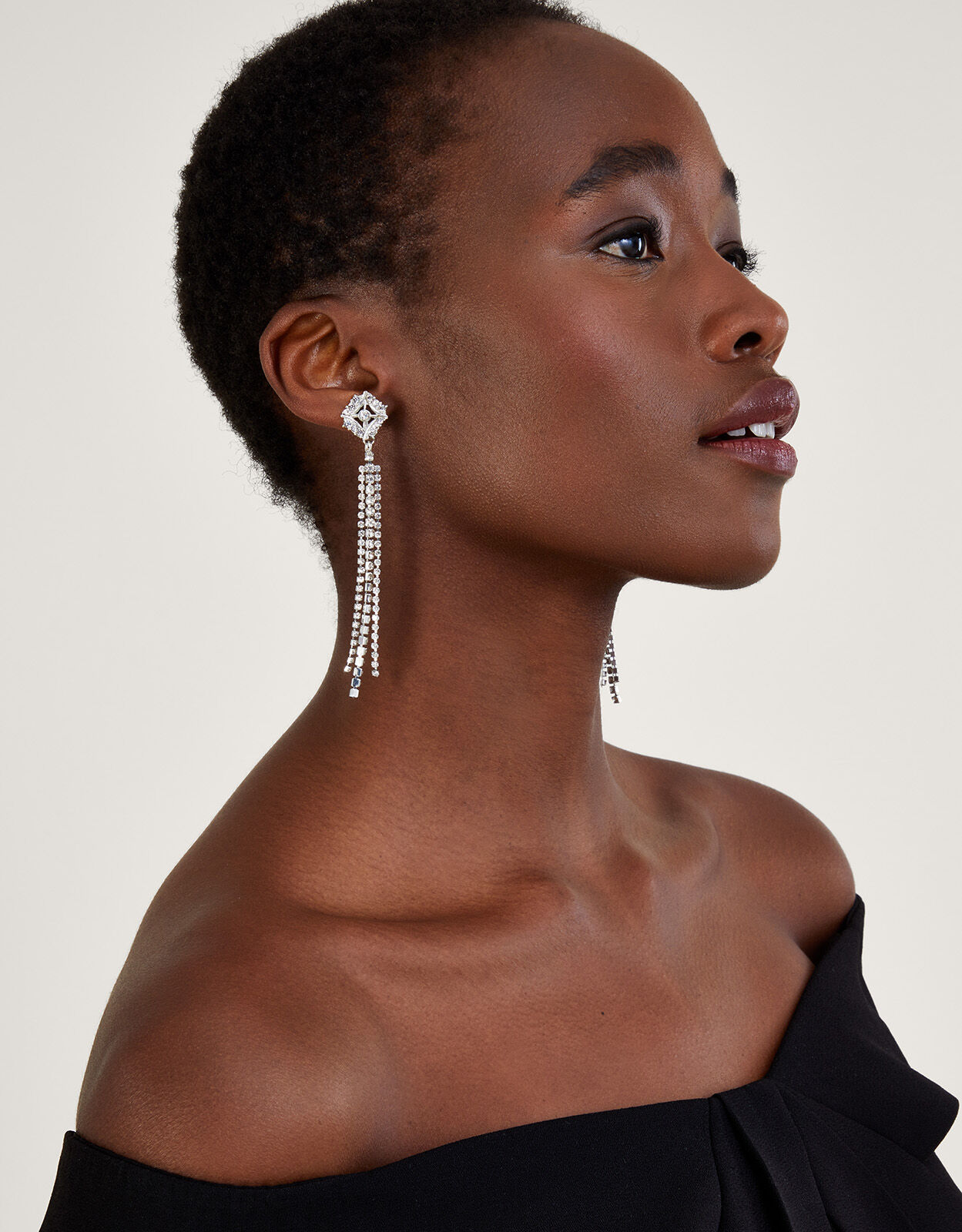 Crystal Glitz Drop Earrings