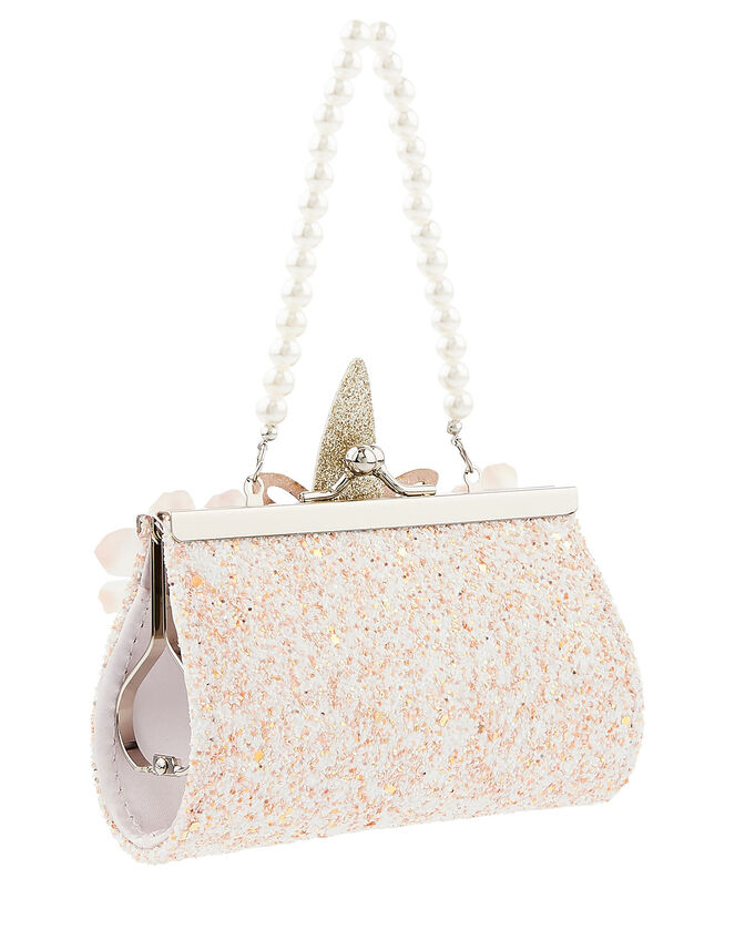 Flutter Unicorn Glitter Mini Bag, , large