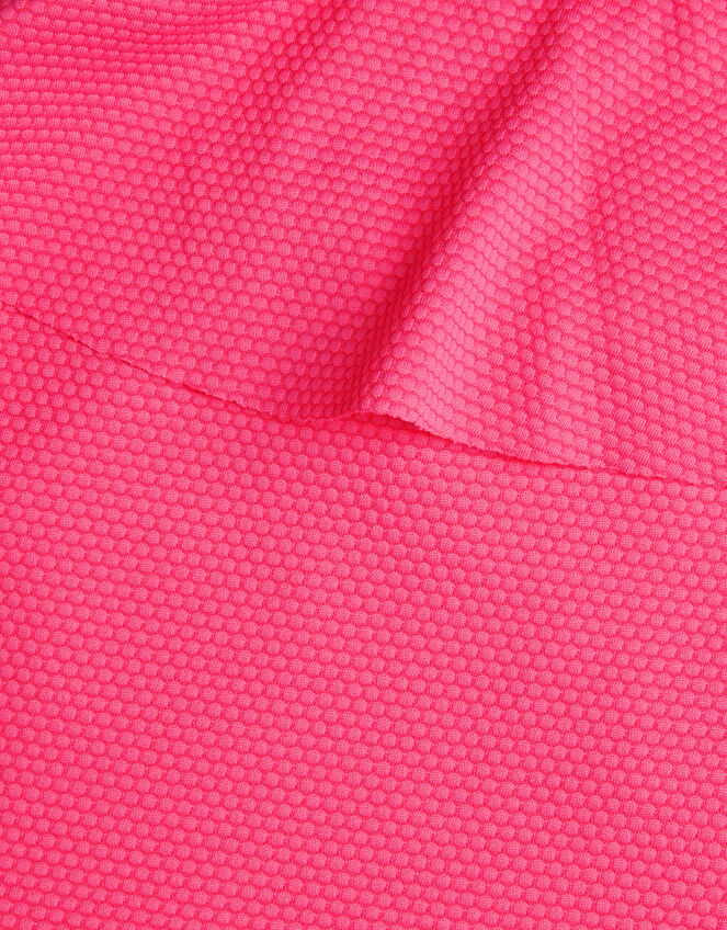 Flower Strap Ruffle Tankini Set, Pink (PINK), large