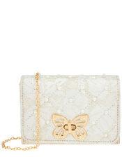 Butterfly and Pearl Shoulder Bag, , large