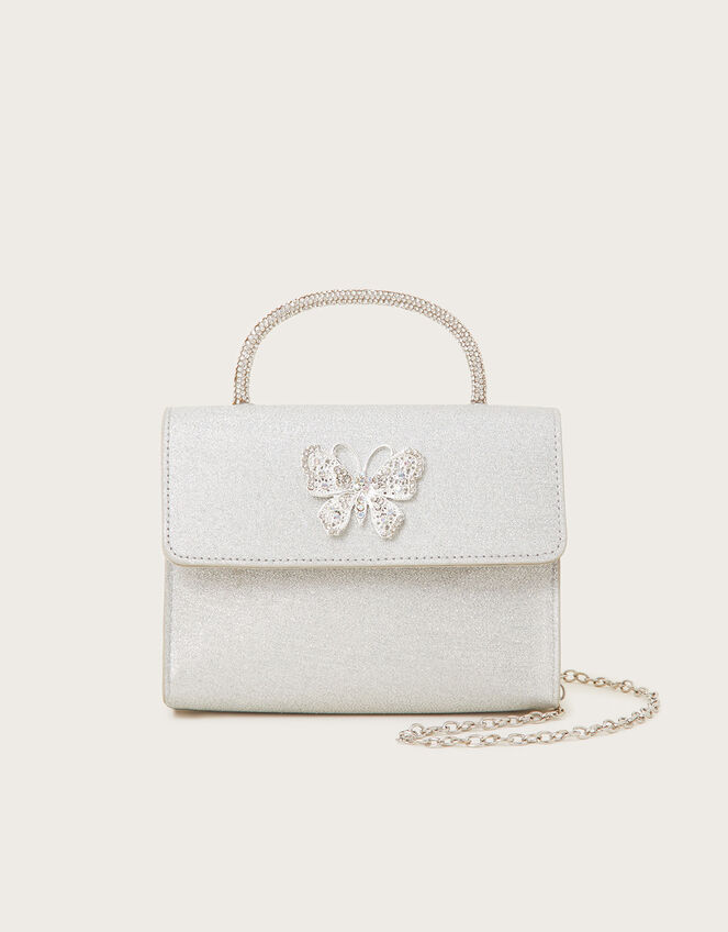 Jewel Butterfly Top-Handle Bag, , large