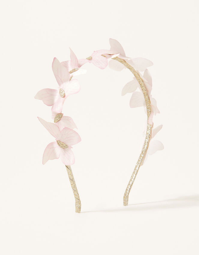 Flutter Butterfly Glitter Headband, , large