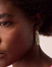 Gas Bijoux Creo Luck Gold-Plated Bead Hoop Earrings, , large
