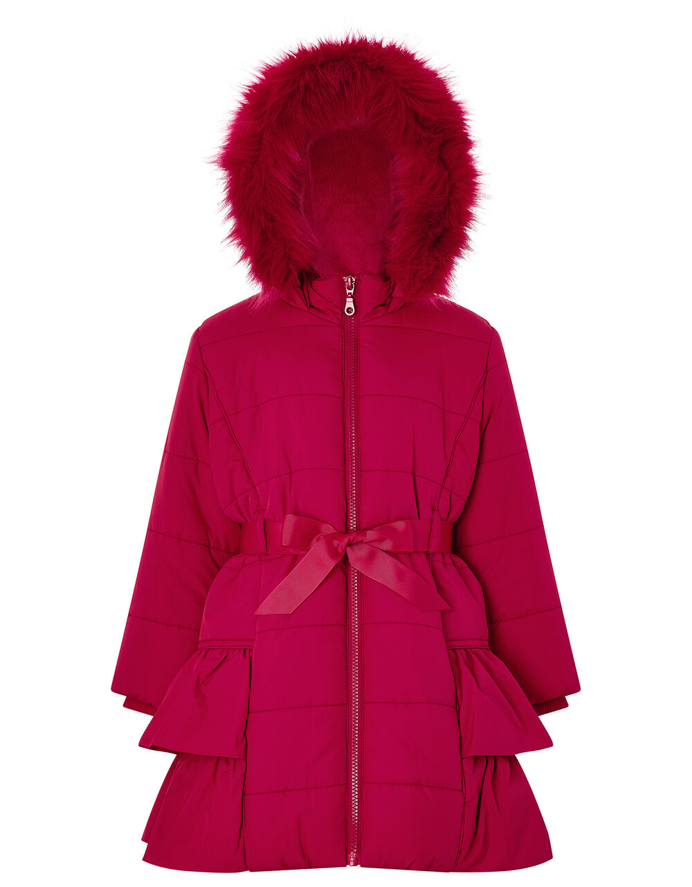 Ruby Padded Coat Red Girls' Coats & Jackets Monsoon UK.