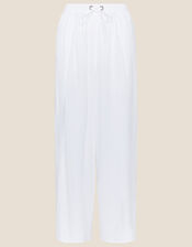 Split Wide Leg Beach Trousers, Ivory (IVORY), large