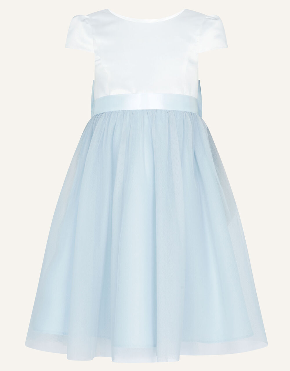 Children Girls 3-12yrs | Tulle Bridesmaid Dress Blue - XW70126