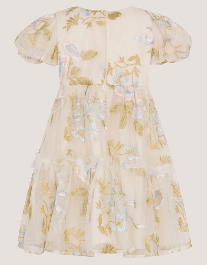 Baby Azalea Embroidered Ruffle Dress, Multi (MULTI), large