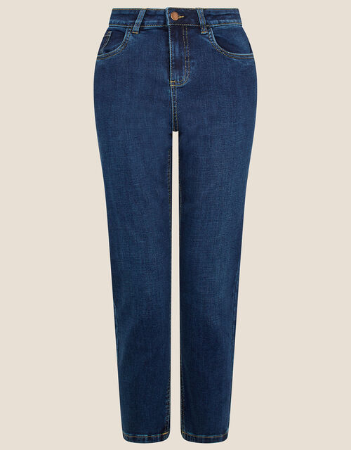 Safaia 7/8 Denim Jeans, Blue (INDIGO), large