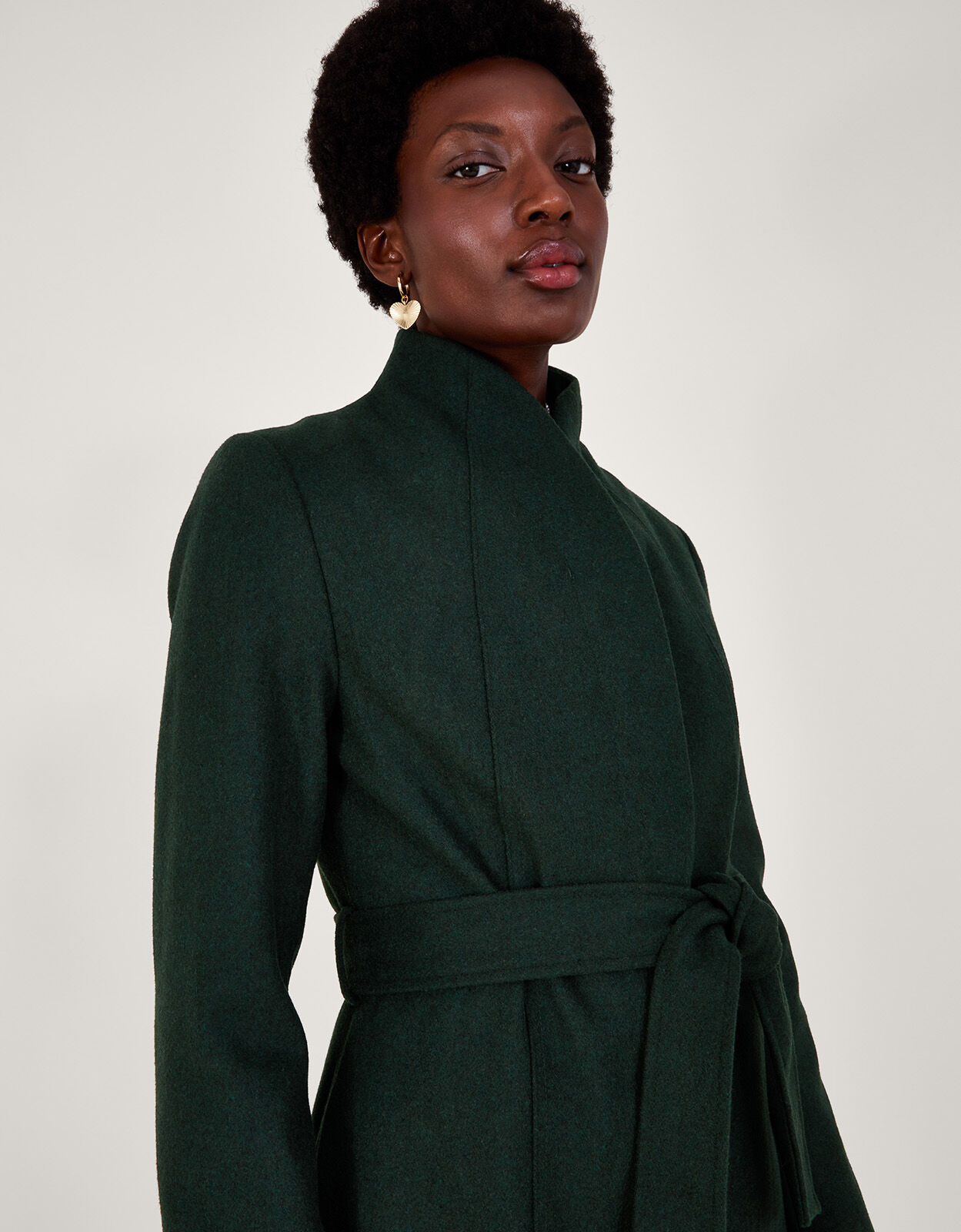 Structured belted hot sale workwear jacket