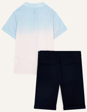 Ombre Shirt and Shorts Set, Multi (MULTI), large