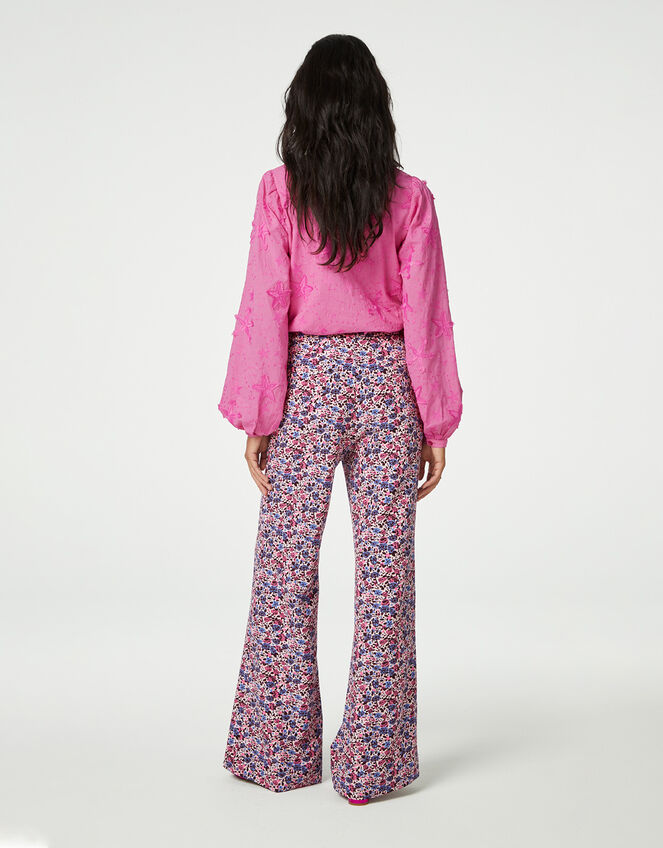 Fabienne Chapot Star Embroidered Blouse, Pink (PINK), large