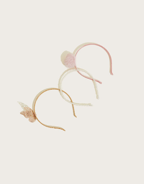 Flutter Pom-Pom Headband Set, , large