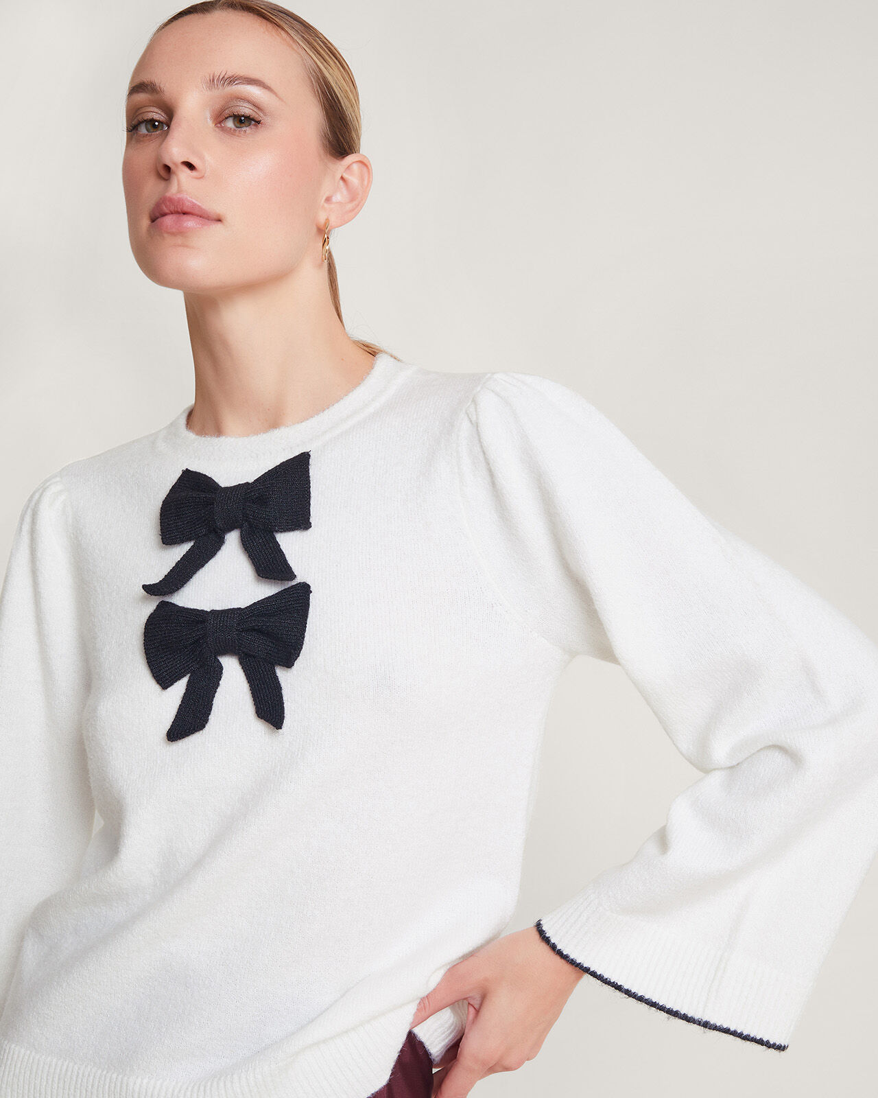 Bow jumpers top