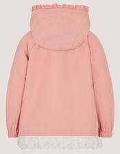 Broderie Shower-Proof Jacket, Pink (PINK), large
