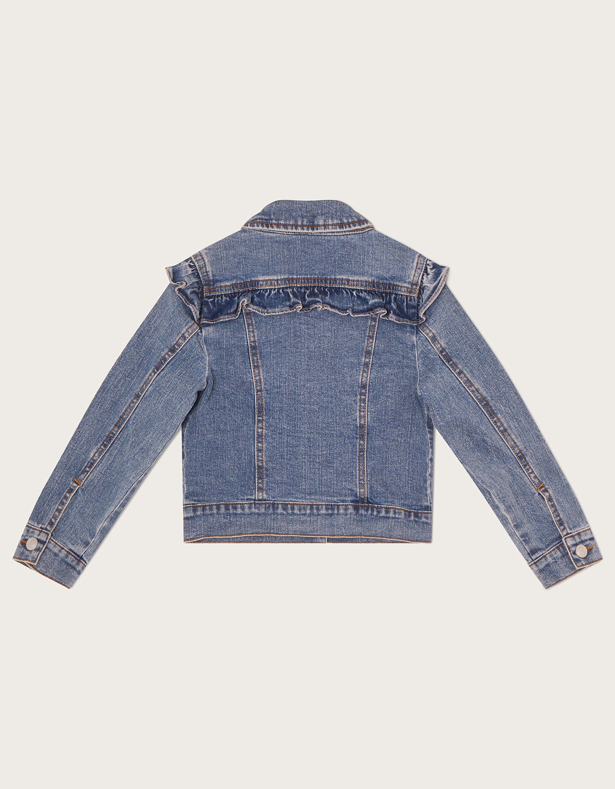 Frill denim jacket clearance